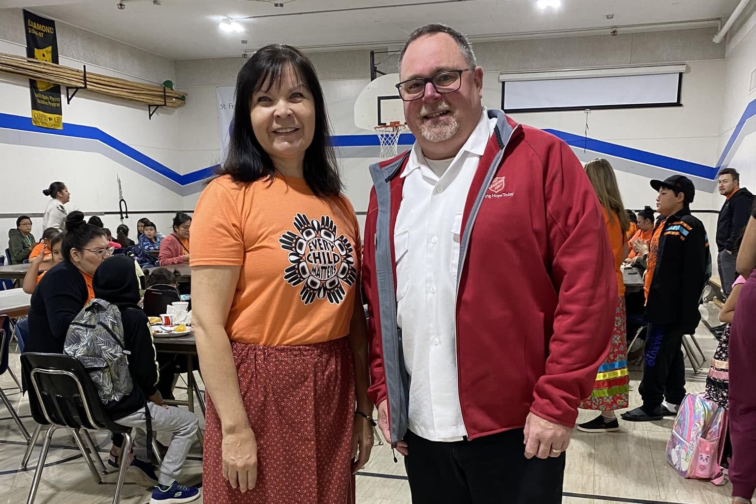 Salvation Army pastor visits Indigenous school